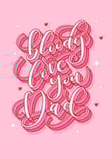 Love You Dad Father's Day Card created by Dottie's Paper Co.