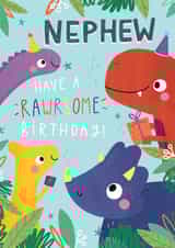 Rawrsome Nephew Birthday Card created by Jess Moorhouse