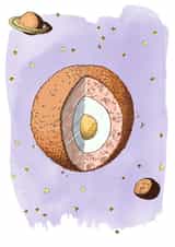 Planet Scotch Egg card 1001 created by @hobbbins