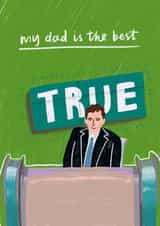 Would I Lie To You Dad Card created by skeletondraw