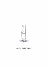 Polar Bear Birthday Card created by RossJDesigns