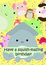 squishmallow birthday card created by Charlie21102