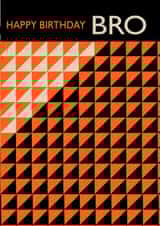 Geometric Brother Birthday Card created by Rocket68