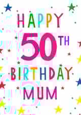 Happy 50th birthday mum created by Earlybird