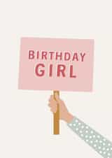 Birthday Girl card 1000 created by Too Wordy