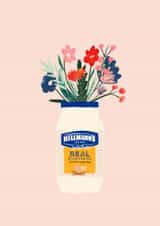 Mayonnaise  Flower Bouquet created by Alice Clarke