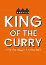 King Of The Curry Hope You Have A Spicy Day | Crown Icon created by Eastern Print Studio
