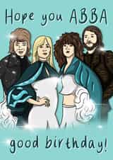 ABBA Birthday Card created by Katie Glover Graphics