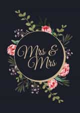Mrs & Mrs Wedding Card created by Beth