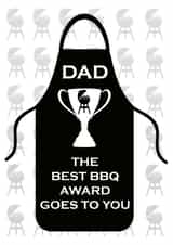 Best BBQ Award Father's Day Card created by Simply Nix