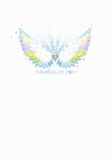 Angel Wings Thinking of You Card created by Nicky Luck