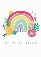 You Are My Rainbow Card created by HelenFaerieArt