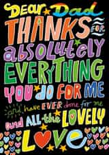 Thankful Father's Day card created by Dave Sutton