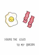 Eggs and bacon created by Gail Jackson