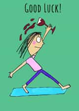 Good Luck Yoga Girl created by Queen Neen