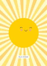 Hello Sunshine Card created by Suzanne Brearley Design