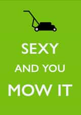 A card for sexy gardeners everywhere! created by PEA GREEN PRINTS