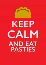 Cornish Pasty Card created by PEA GREEN PRINTS