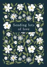 Sending lots of love Sympathy card created by Hannah Owen Illustrates