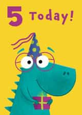 Dinosaur 5th Birthday Card created by Hannah Jayne Lewin