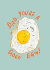 Dad 'Good Egg' Card created by Becki Gill