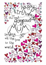 Gorgeous Mum Birthday Card created by Paperlicious