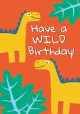Wild Dinosaur Birthday Card created by Cardigan Designs 
