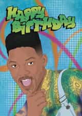 Fresh Prince Will Smith 90s Birthday Card created by ttrappartt