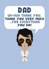 Elvis Father's Day Card created by Courtney