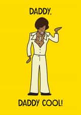 Daddy Cool boney m fathers day card created by HabFab