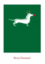 Dachshund Christmas Card created by Dot.Dach