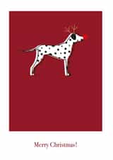 Dalmatian Christmas Card created by Dot.Dach