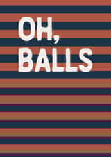 Oh, Balls, I forgot! card created by The Paper Scientist