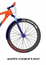 Funny Bike Father's Day Card created by Of Life & Lemons Ltd.