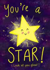 You're a Star Card created by Holly Bushnell Illustration