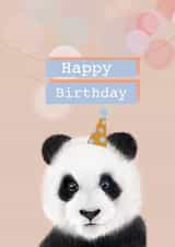 Party Panda Happy Birthday Card created by Alfreda & Alice