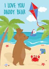 I Love you Daddy Bear fathers day card created by Tanya Laporte Designs