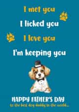 Cute Dod Dad Card For Father's Day created by Nidd And Rigg!