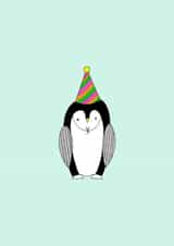 Party Penguin Birthday Card created by A Paper Shed
