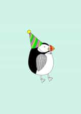 Party Puffin Birthday Card created by A Paper Shed
