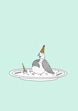 Greedy Pigeon Birthday Card created by A Paper Shed