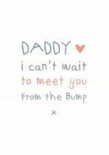 Father's Day From the bump - can't wait to meet you created by Cloud 9 Design