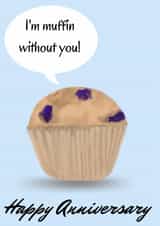 Anniversary muffin card created by SimplyJen