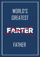 World's Greatest Farter 1000 created by Emily Winfindale