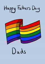 Two Dads Fathers Day card created by indecisiveartistry