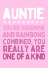 Auntie, Happy Birthday created by Purplepanda