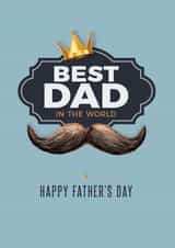 Best Dad In The World - Father's Day Card created by Newly Beloved