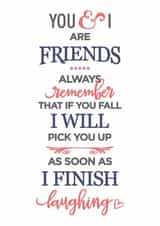 Cheeky Friendship Support Card created by Needful Things