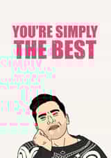 Funny Birthday Card - Schitts Creek - David Rose created by Pedges Houseboat