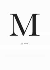 M is for Marry Me created by Nothing But Lovely